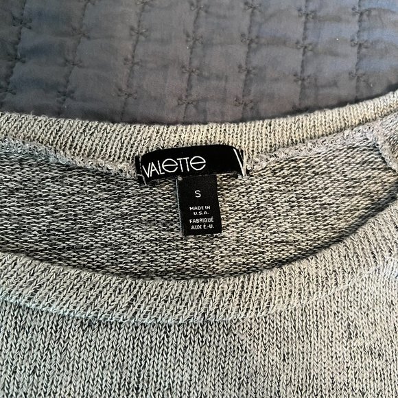 Valette Grey Knit Sweater Size Small - Picture 4 of 4